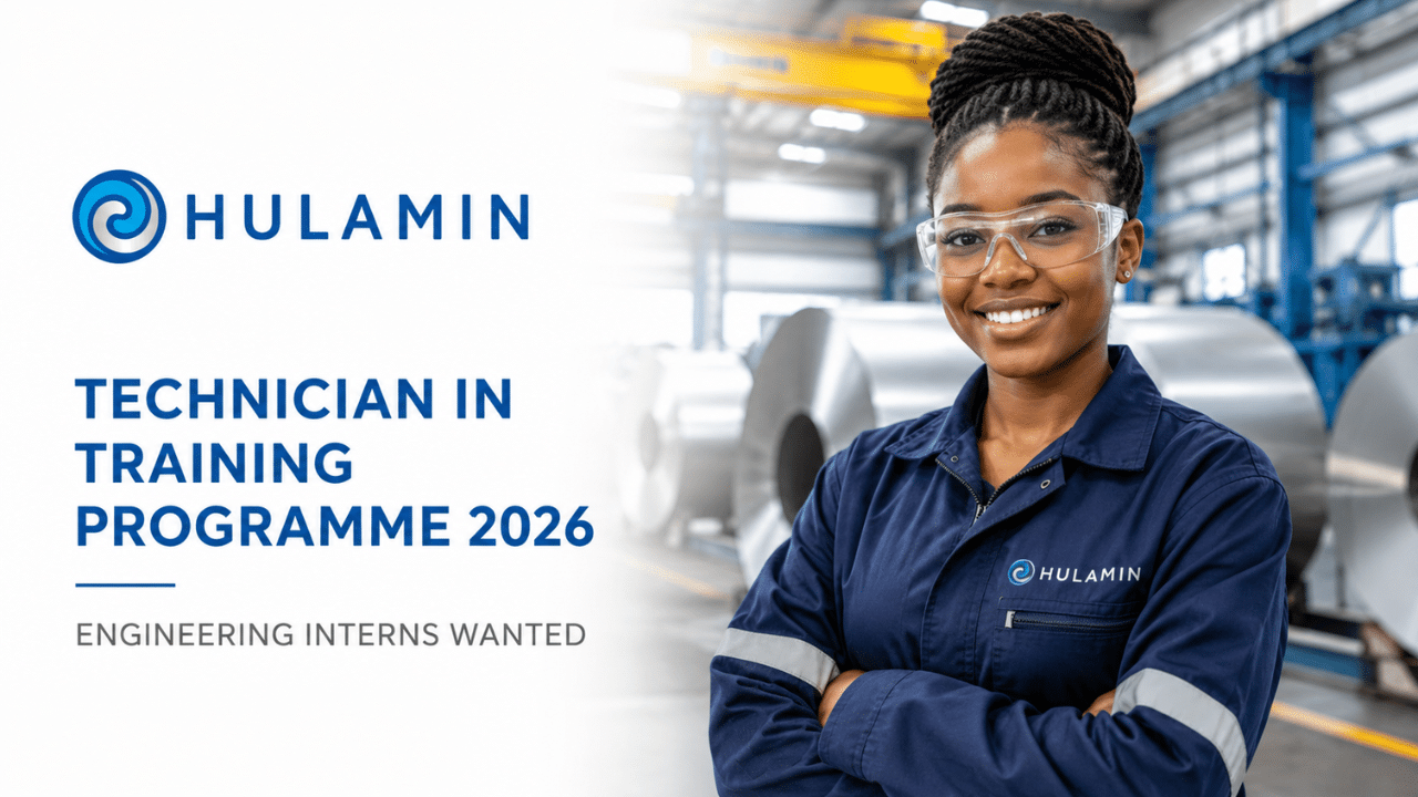 Hulamin Technician in Training Programme 2026: Engineering Interns Wanted