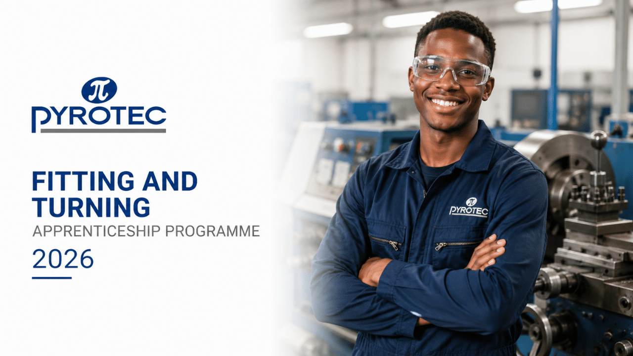 Pyrotec Fitting and Turning Apprenticeship Programme 2026
