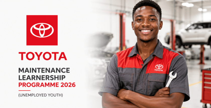 Toyota Maintenance Learnership Programme 2026 (Unemployed Youth)
