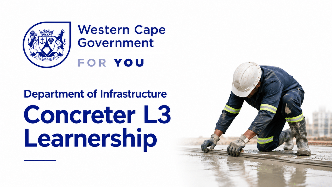 Department of Infrastructure Concreter L3 Learnership