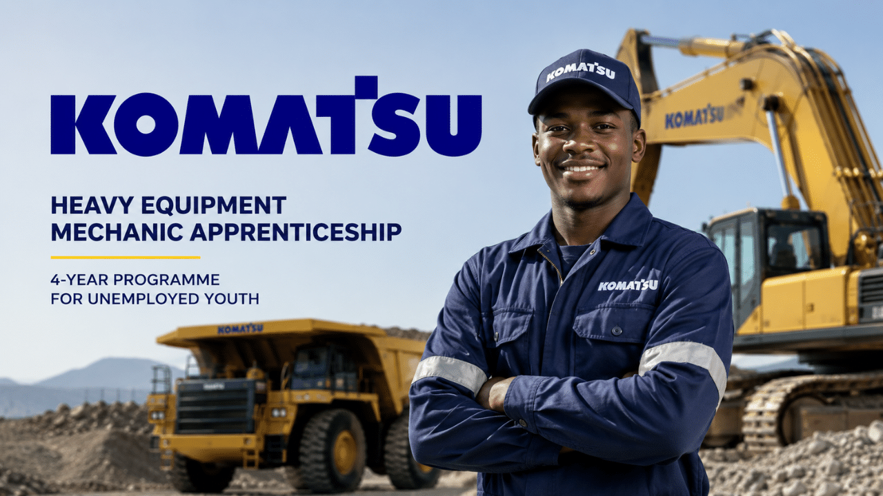 Komatsu Heavy Equipment Mechanic Apprenticeship: 4-Year Programme for Unemployed Youth